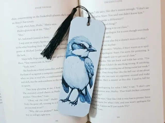 HueForge model: Blue bird Bookmark, Hueforge by Dame Jo
