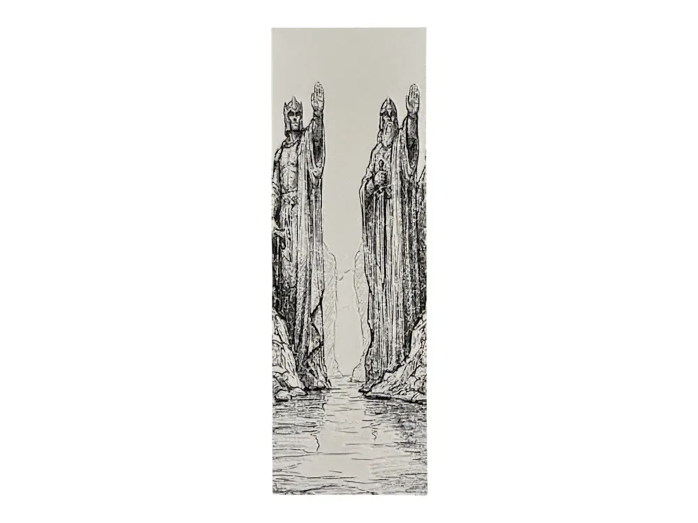Argonath Bookmark – The Pillars of the Kings by The SkyLab 3D HueForge model: Argonath Bookmark – The Pillars of the Kings by The SkyLab 3D