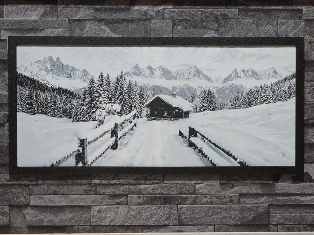 Hueforge Panorama Mountain snow