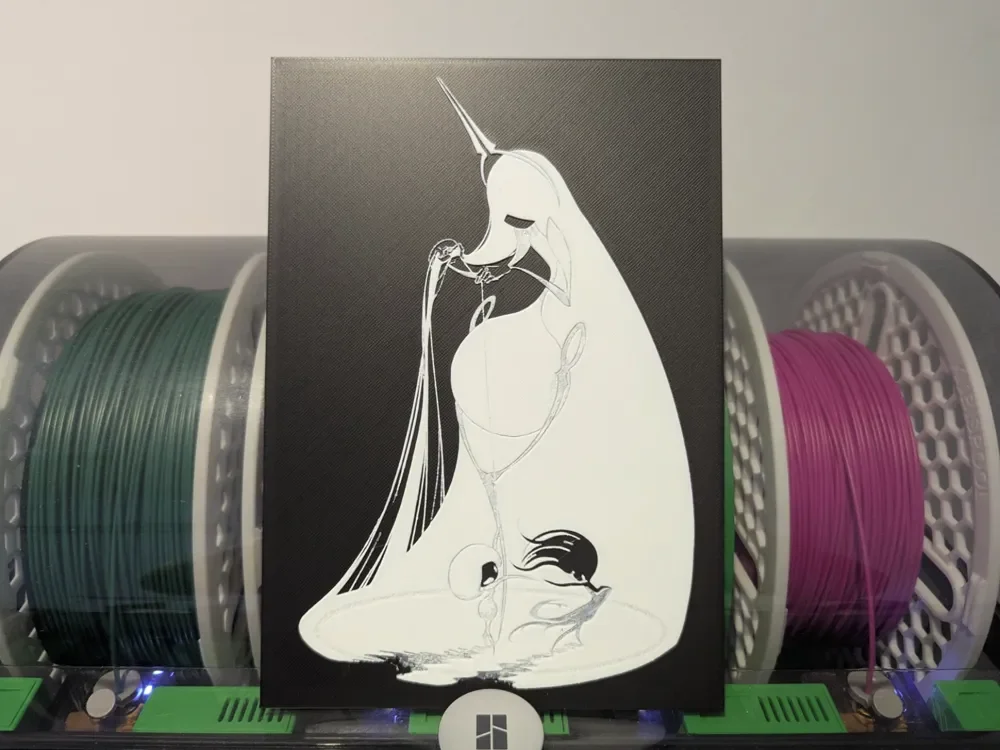 Silk Family - Hollow Knight Silksong by Razel HueForge model: Silk Family - Hollow Knight Silksong by Razel