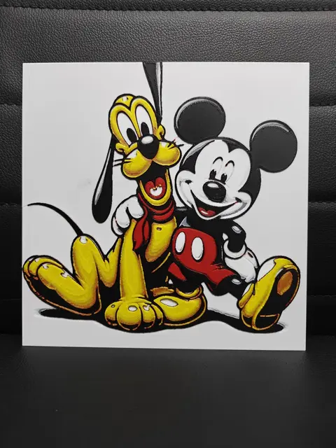 HueForge model: Mickey Mouse & Pluto by TheHueforgeLady