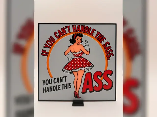HueForge model: If You Can't Handle the Sass HueForge Print by Thadius