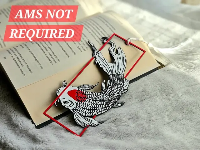HueForge model: Tancho Koi [Framed] - Bookmark by C3D