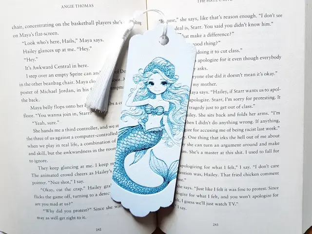 HueForge model: Bookmark, Mermaid by Dame Jo