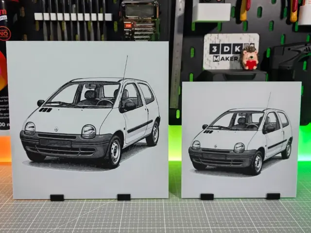 Renault Twingo 1 – Hueforge – 4 Colors