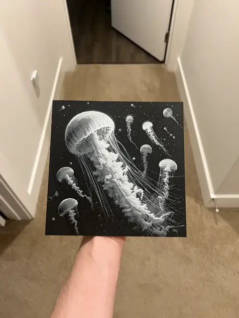 HueForge model: Jellyfish Art Hueforge by RP47 Designs