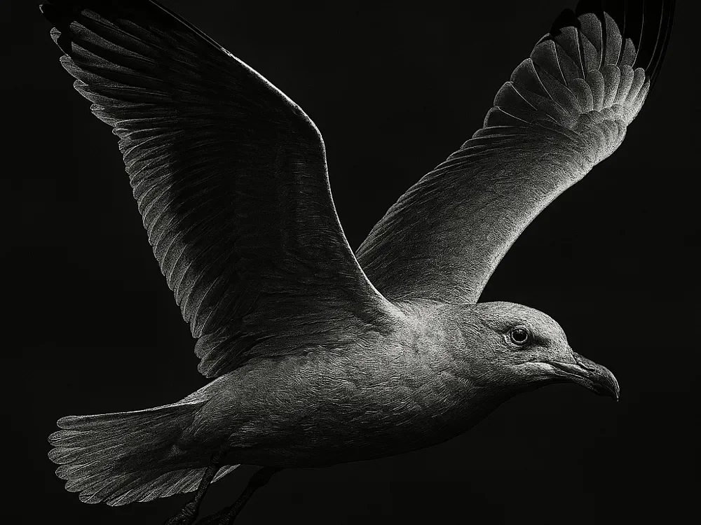 Hueforge Seagull by cterry2000 HueForge model: Hueforge Seagull by cterry2000