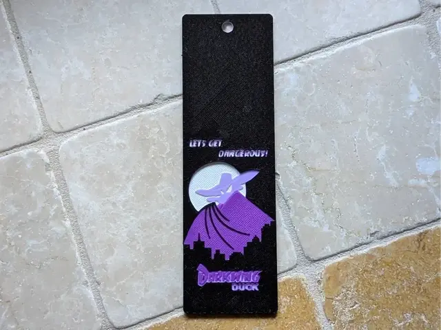 HueForge model: Darkwing Duck - Bookmark by suaimondi
