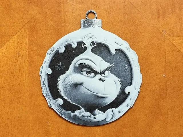 HueForge model: The Grinch Christmas Tree Decoration by Sarge