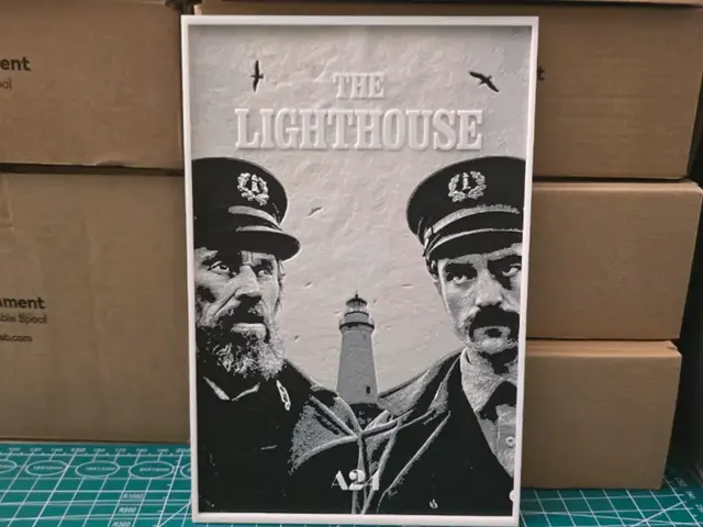 HueForge model: The Lighthouse Movie Poster - Hueforge Art by Lumpy3D