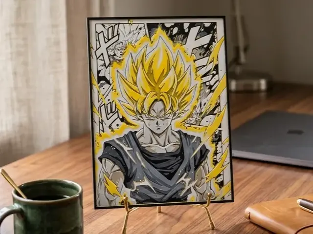 HueForge model: SSJ Goku - HueForge by keko