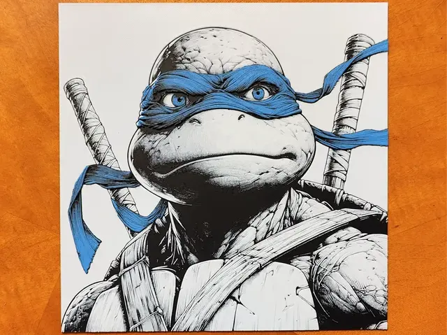 HueForge model: Leonardo - TMNT - Hueforge by Sarge