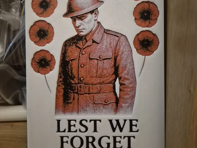 HueForge model: lest we forget hueforge by Buntsta