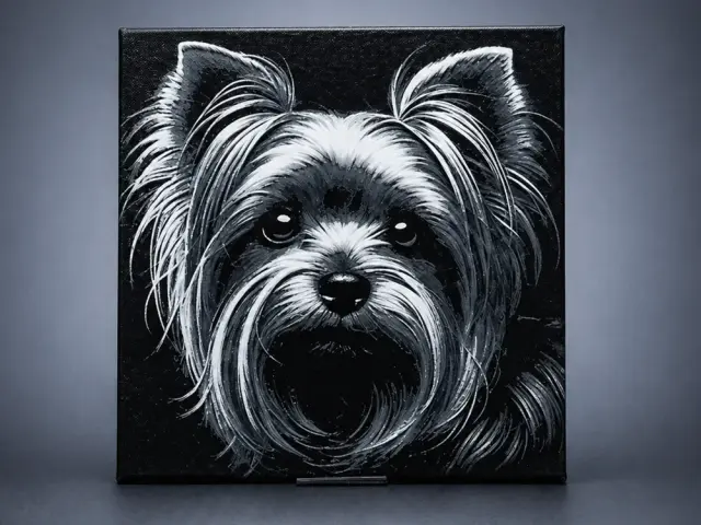HueForge model: Yorkshire Terrier dog by Aleksandr