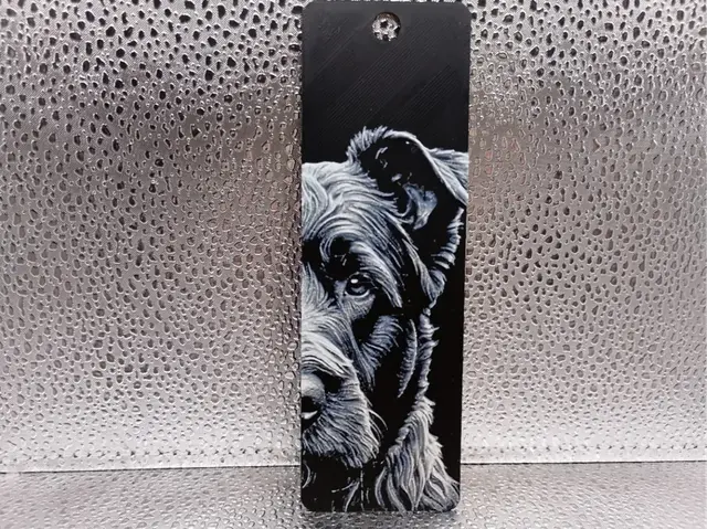 HueForge model: Bouvier Des Flanders Bookmark - Hueforge by Borishotch Industries