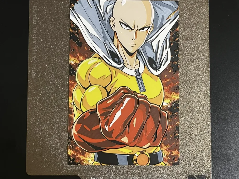 Saitama One Punch Man Hueforge by FantasyZ HueForge model: Saitama One Punch Man Hueforge by FantasyZ