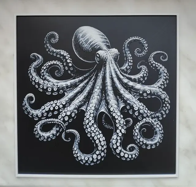 HueForge model: Octopus - Hueforge by BeaN