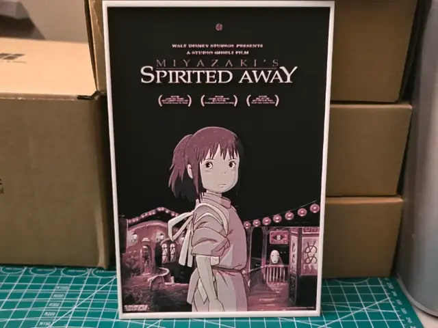 HueForge model: Spirited Away Movie Poster - Hueforge by Lumpy3D