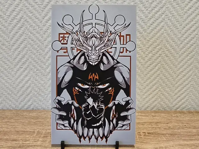 HueForge model: Jujutsu Kaisen Hueforge by Kactus Fpv