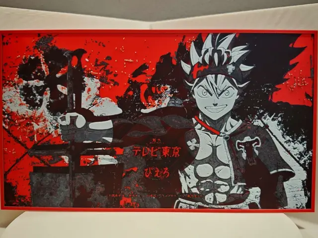 HueForge model: Asta red - Black clover by bzz999