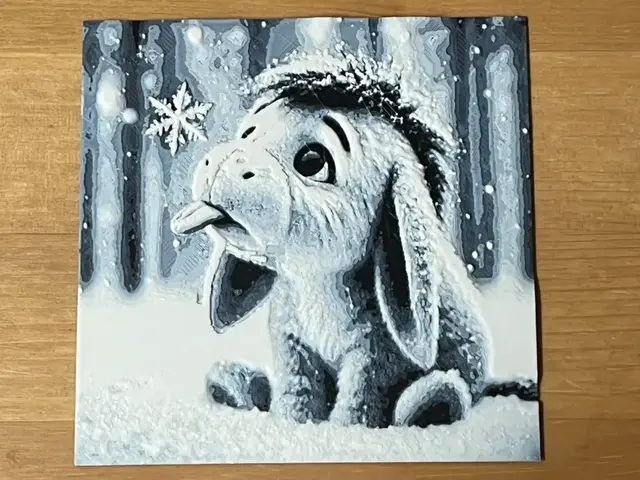 baby Eeyore hueforge