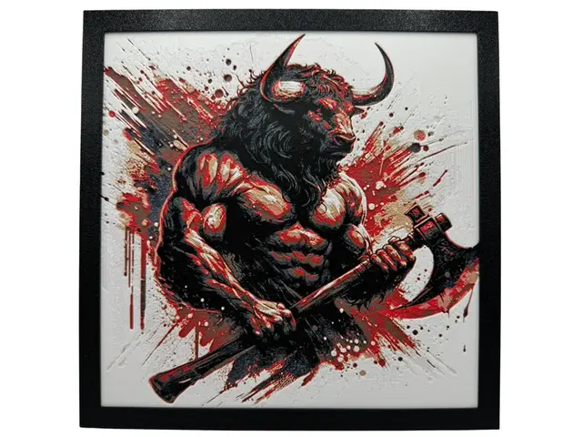 HueForge model: Minotaur - Hueforge by Canadian Gamer