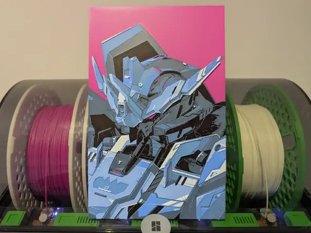 HueForge model: Gundam IBO: Vidar Gundam Hueforge (Am-Na Kyo) by Razel