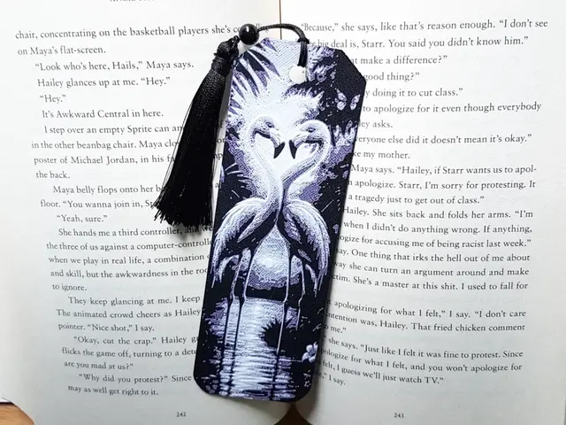 HueForge model: Bookmark, Flamingos by Dame Jo