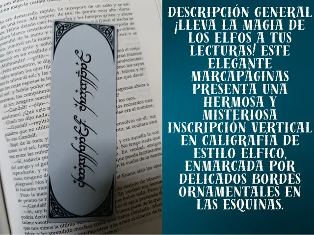 Elven Script Bookmark