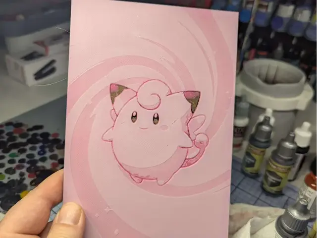 HueForge model: hueforge melofee Clefairy by ZombiePaint3D