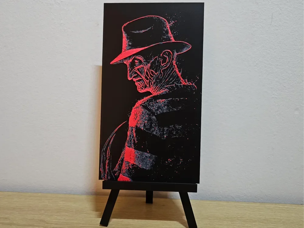 Freddy Krueger A Nightmare on Elm Street Hueforge by Opao HueForge model: Freddy Krueger A Nightmare on Elm Street Hueforge by Opao