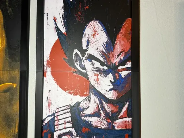 HueForge model: Vegeta 2-piece Hueforge by Hey Ben