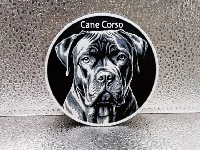 HueForge model: Cane Corso Coaster hueforge by Borishotch Industries