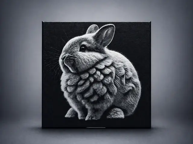 HueForge model: Dwarf Rabbit by Aleksandr