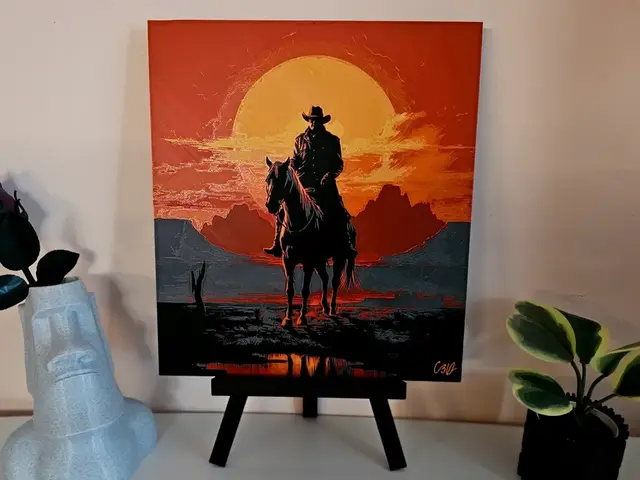 HueForge model: Red Dead Redemption - HueForge by C3D