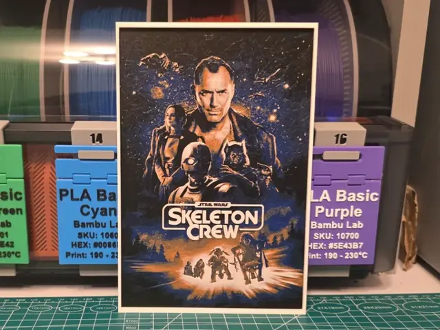 Star Wars: Skeleton Crew Poster - Hueforge Art