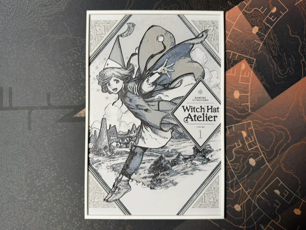 Witch Hat Atelier - Manga Vol 1 by ZorPrime7 HueForge model: Witch Hat Atelier - Manga Vol 1 by ZorPrime7