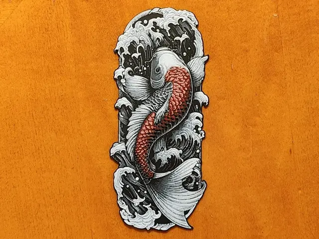 HueForge model: Koi Fish Carp Bookmark - The Return of the Koi. by Sarge