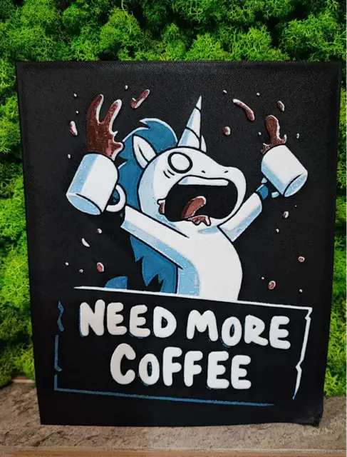HueForge model: Coffee Addiction by Garuda3D