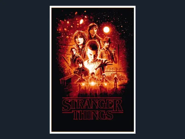 HueForge model: Stranger Things (Series Poster - HueForge) by HugheCraft