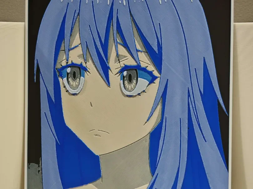 Rimuru - That time i got reincarnated as a slime by bzz999 HueForge model: Rimuru - That time i got reincarnated as a slime by bzz999