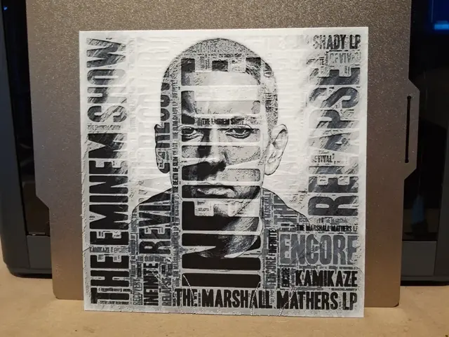 HueForge model: Eminem double exposure album covers - hueforge by 3dGlow