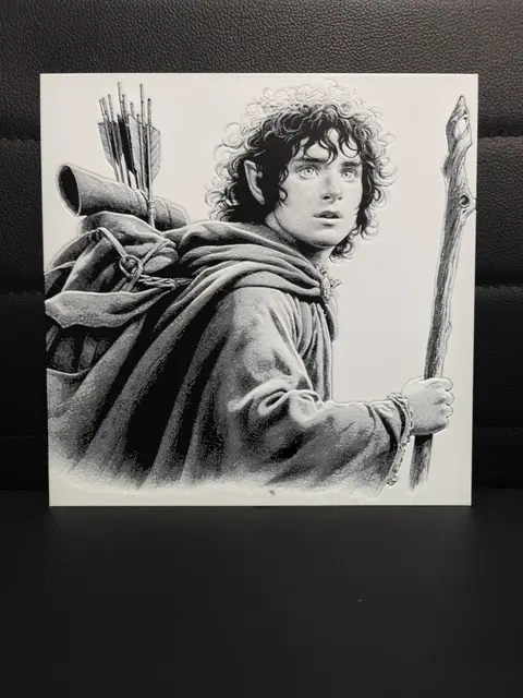 HueForge model: Frodo Baggins by TheHueforgeLady