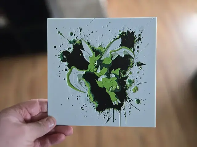 HueForge model: Graffiti Scyther Hueforge by 3Ree Printing
