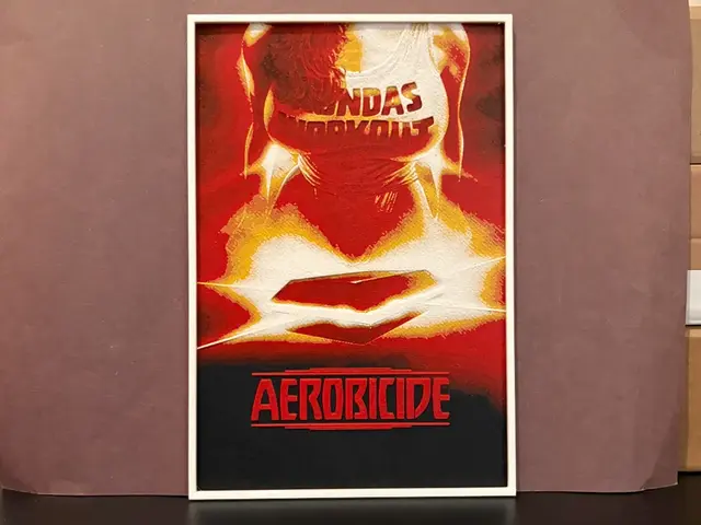 HueForge model: Aerobicide (Killer Workout) Hueforge by Estiv