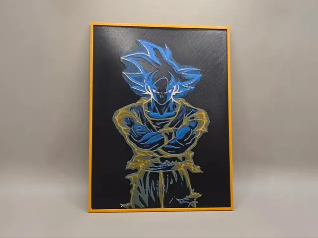 HueForge model: Son Goku - HueForge by keko