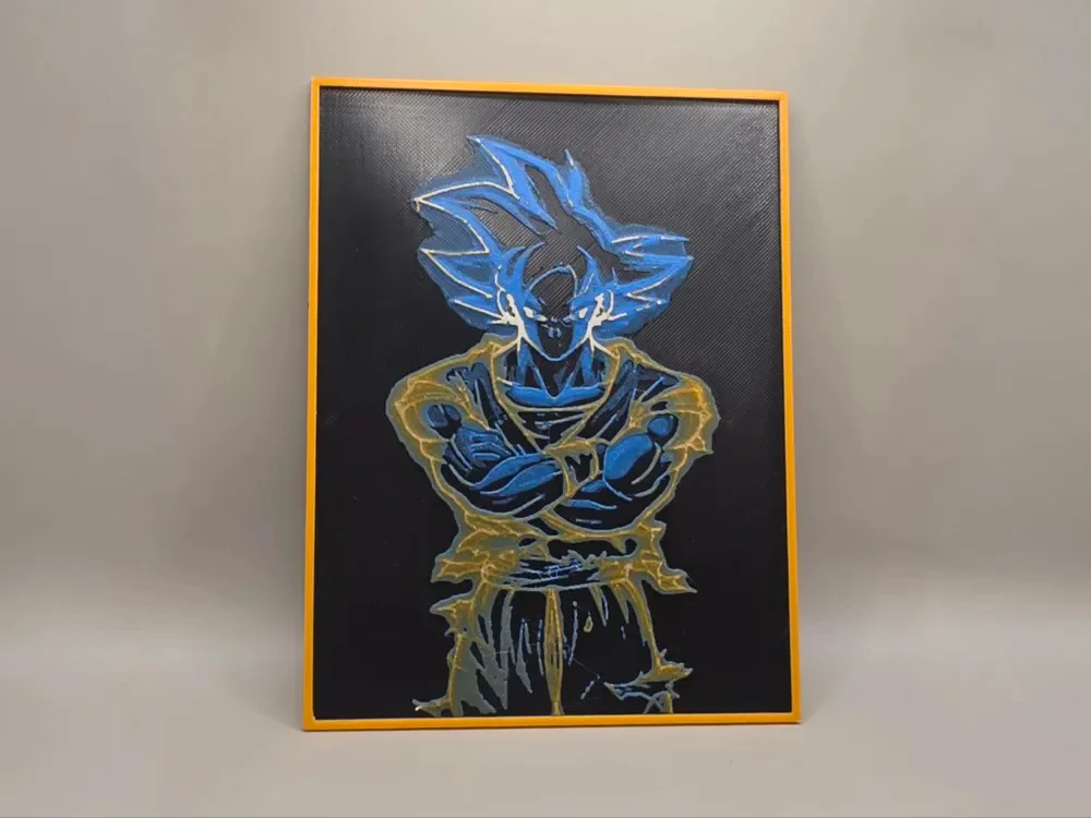Son Goku - HueForge by keko HueForge model: Son Goku - HueForge by keko