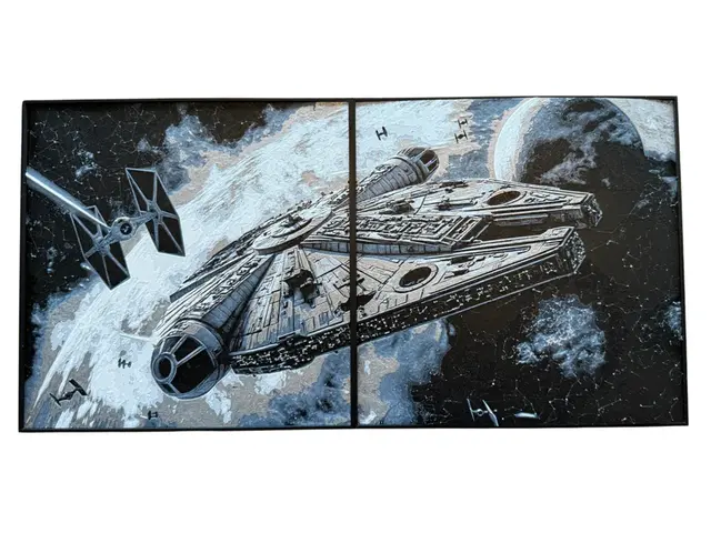 HueForge model: Star Wars Battle - Hueforge - 400x200 by Canadian Gamer