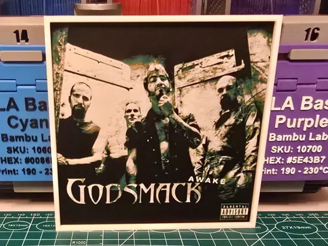 HueForge model: Godsmack "Awake" Album - Hueforge Art by Lumpy3D
