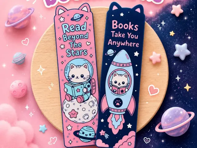 HueForge model: Space Cat Bookmarks by EDesign